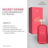 Luxe Organix Fragrances Secret Desire EDT 100ml