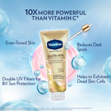 Vaseline Gluta Hya Serum Burst Lotion Flawless Bright 330ml