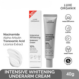 Luxe Organix Intensive Whitening Underarm Cream 10% Niacinamide 40g
