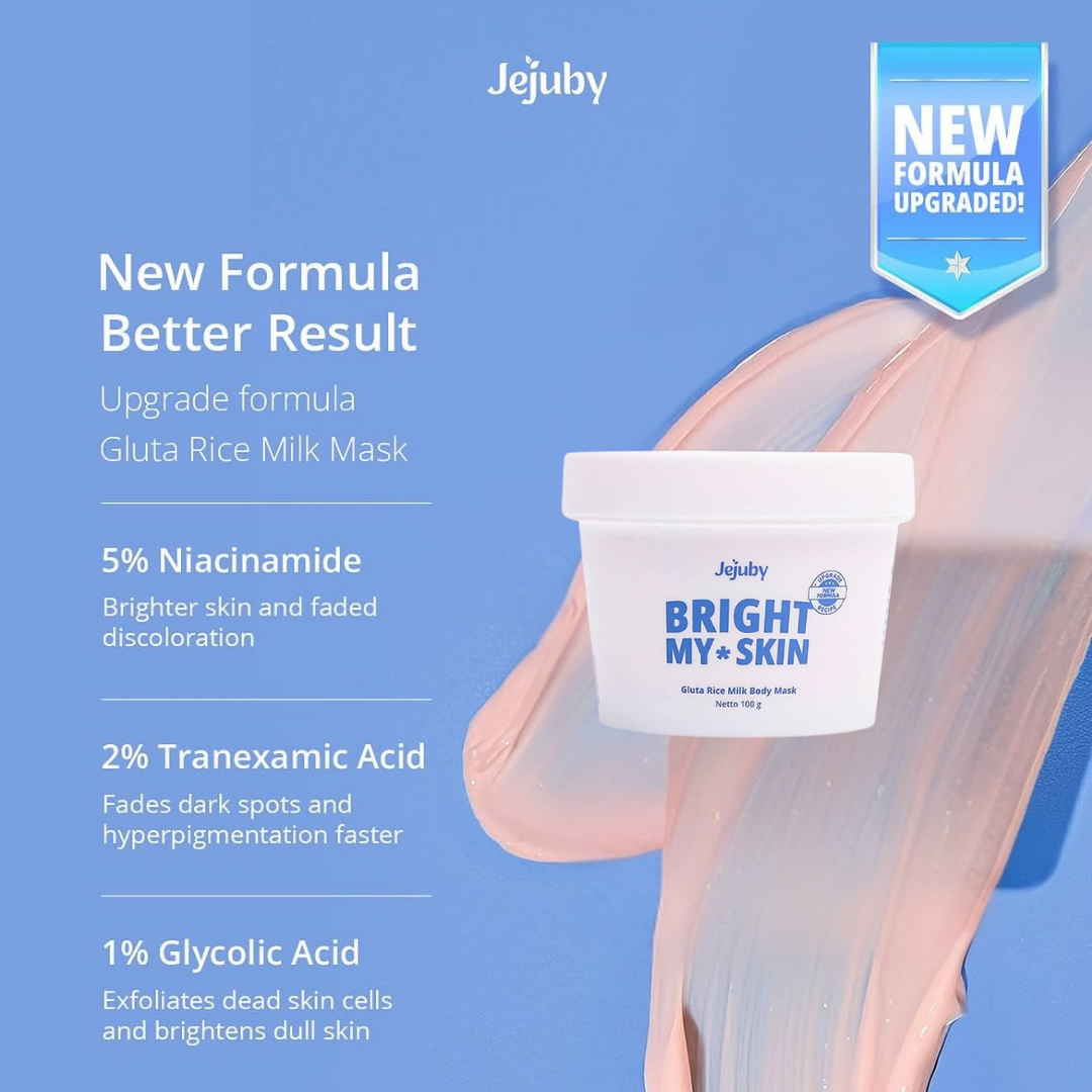 Jejuby Bright My Skin Gluta Rice Milk Mask