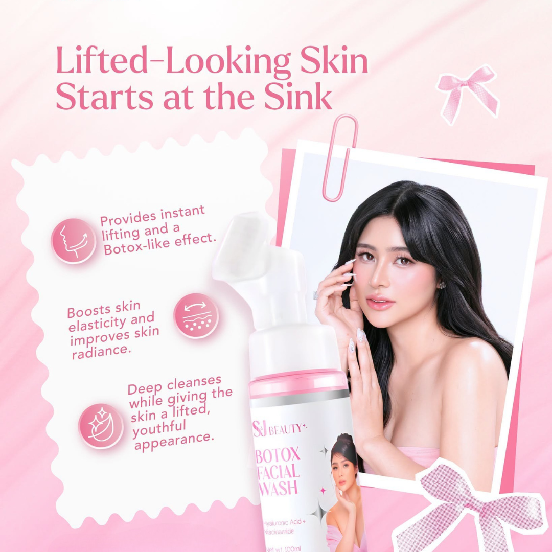 S and J Beauty Botox Facial Wash