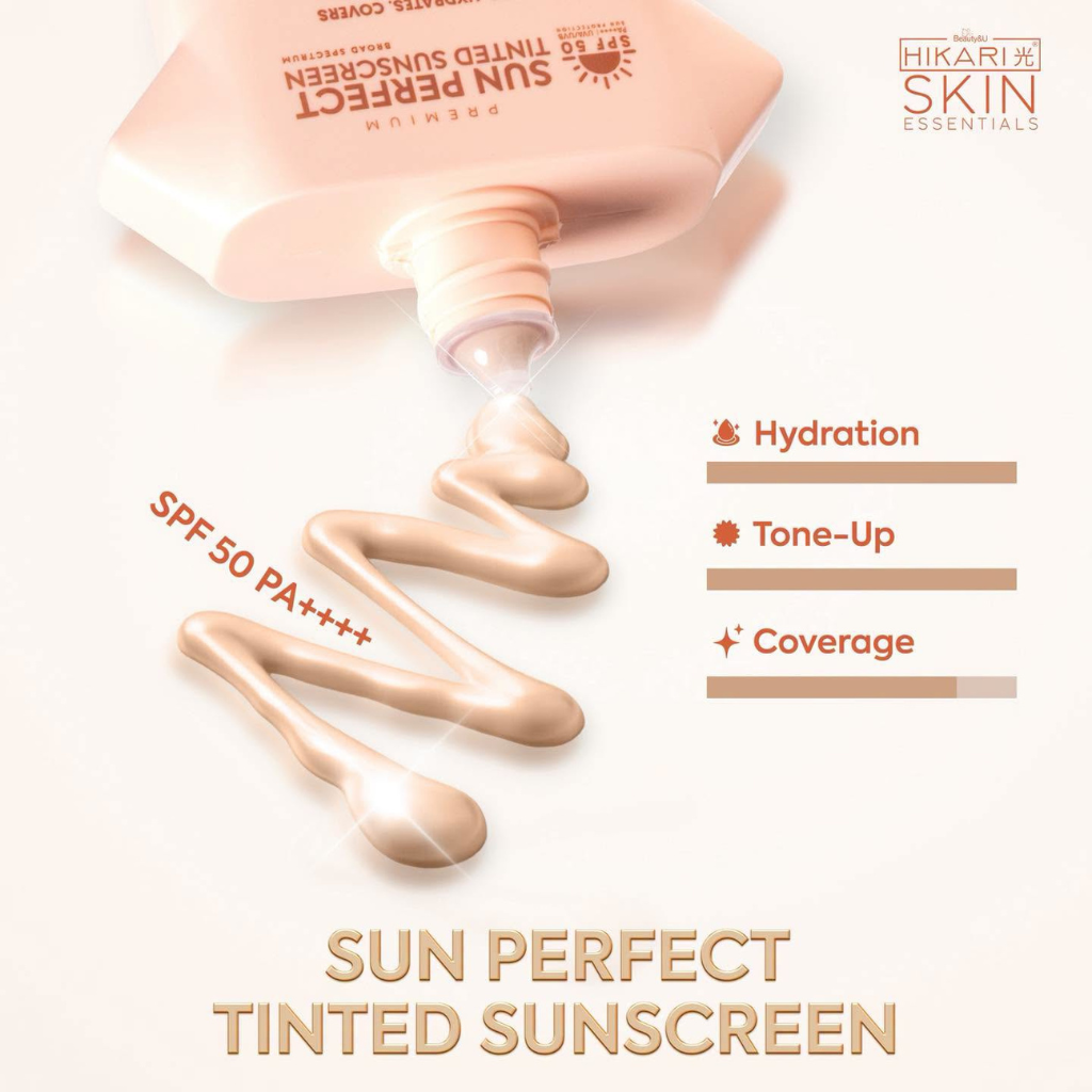 Hikari Skin Essentials Premium Sun Perfect Tinted Sunscreen