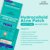 Luxe Organix Hydrocolloid Acne Patch Night Time 48s