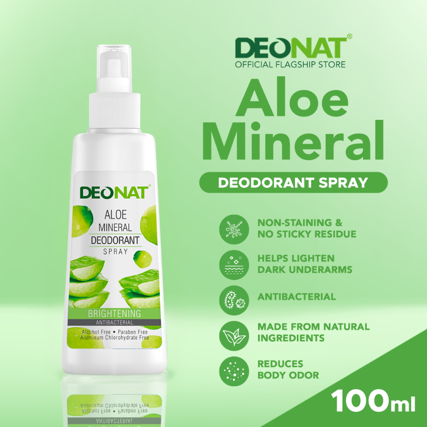 Deonat Aloe Mineral Deodorant Spray
