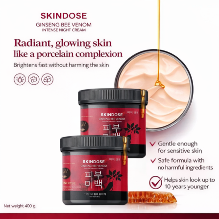 Skindose Ginseng Bee Venom Intense Night Cream