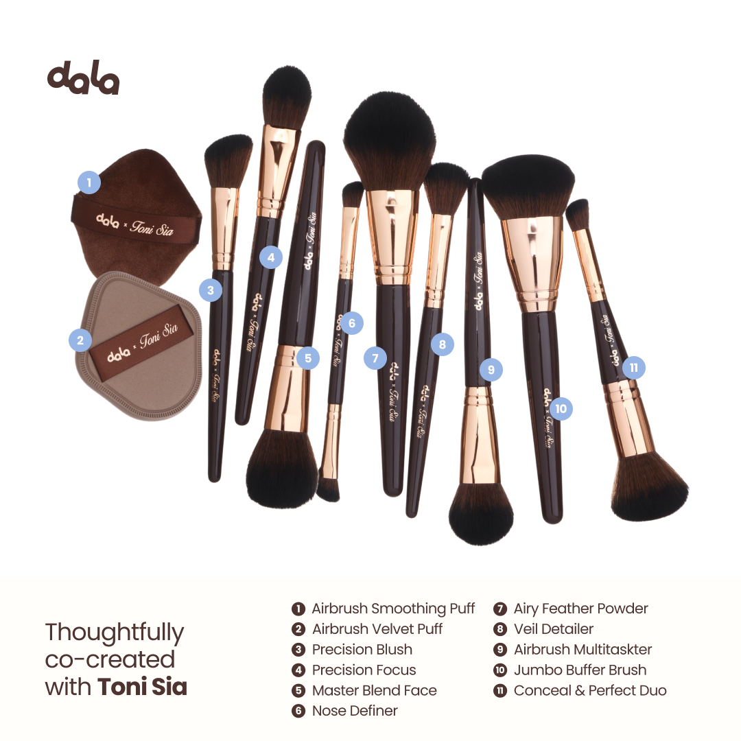 DALA x Toni Sia Face Architect Remastered 11PC Full Collection