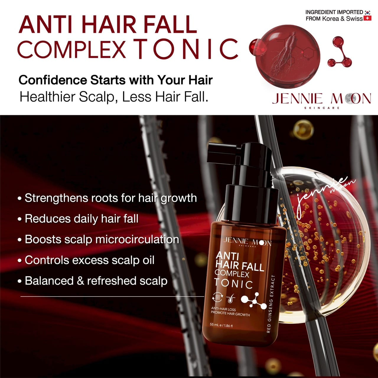 Jennie Moon Anti Hair Fall complex Tonic