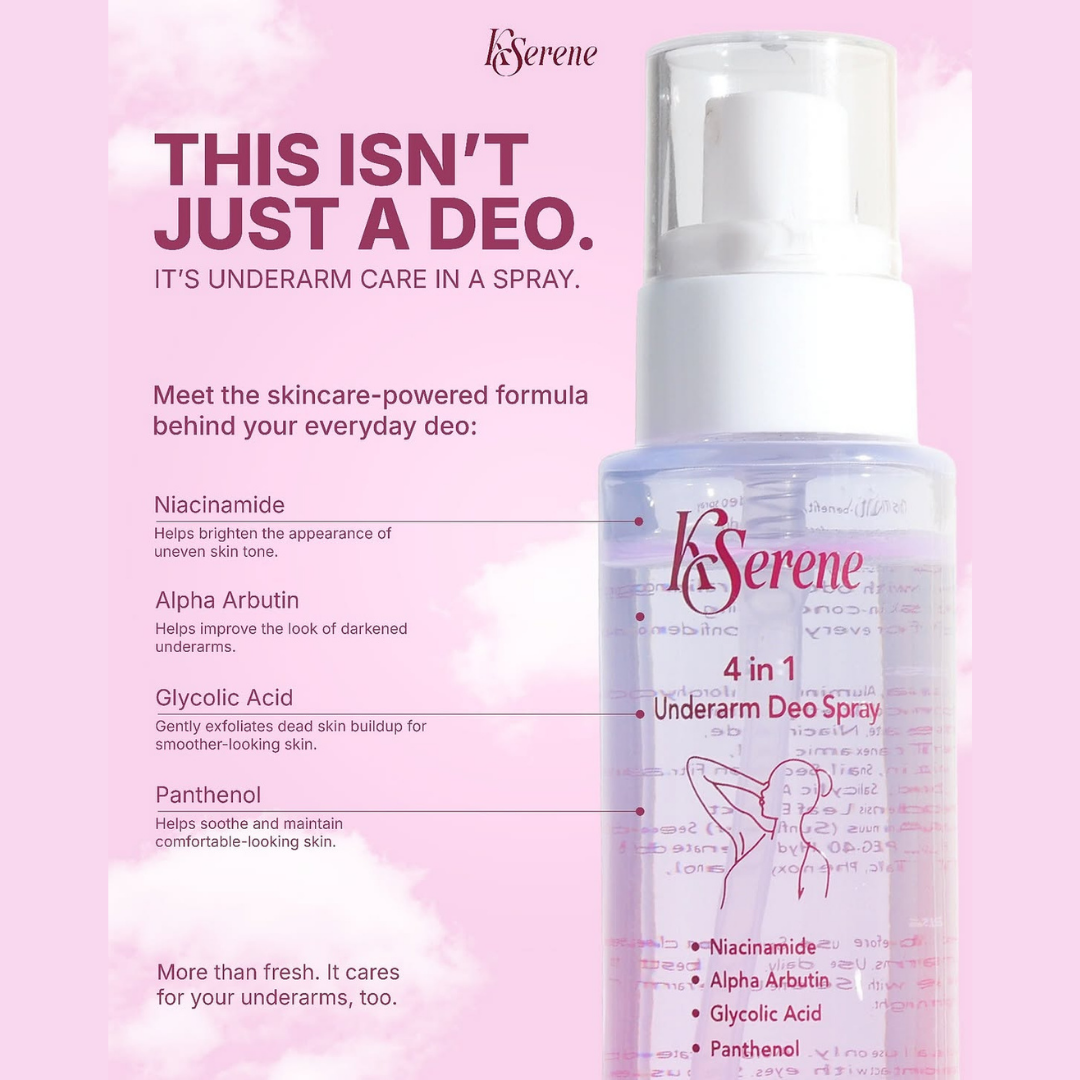 KSerene 4 in 1 Underarm Deo Spray