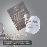 Luxe Organix Bio Niacinamide TXA Boost Dark Spot Correcting System Serum Treatment Hydrogel Mask