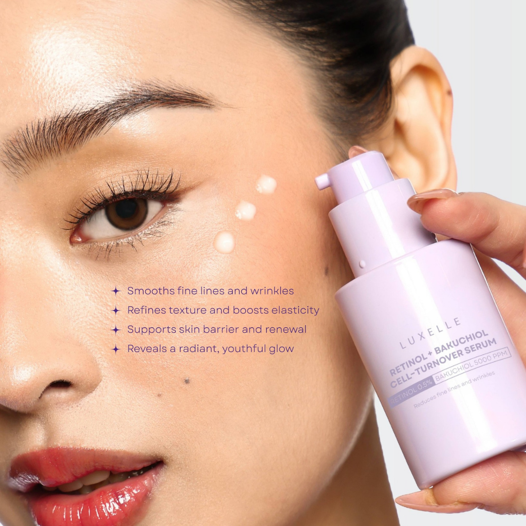 Luxelle Retinol + Bakuchiol Cell-Turnover Serum