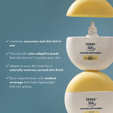 Happy Skin Smart Shade Match Foundation SPF 50 PA+++