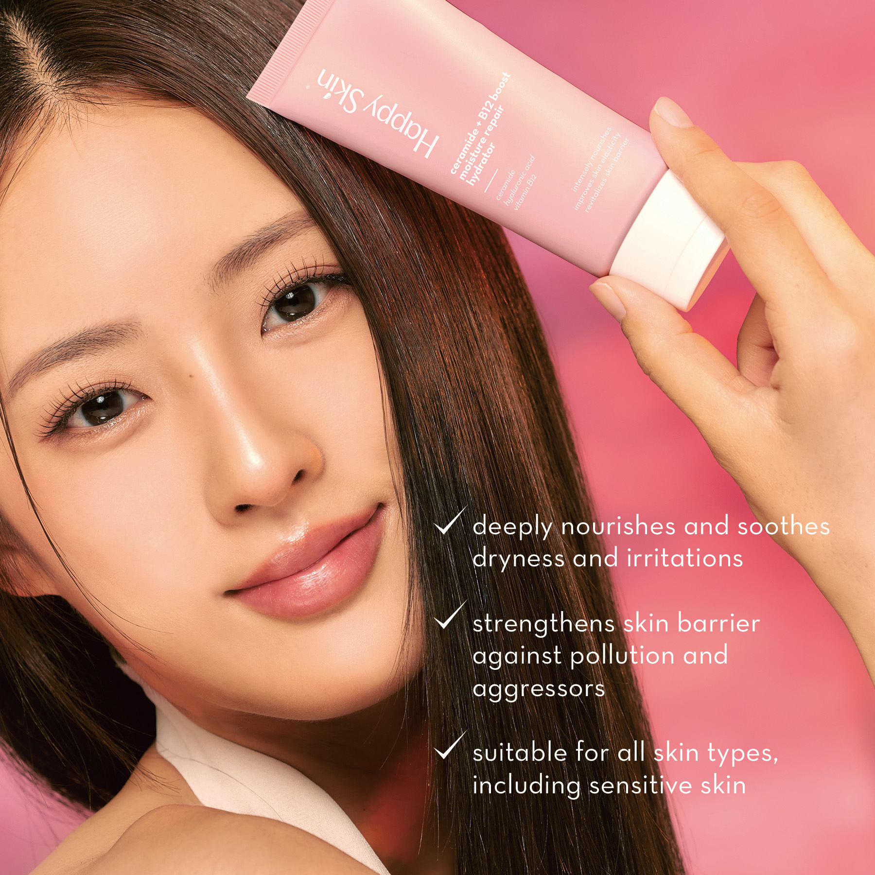 Happy Skin Ceramide + B12 Boost Moisture Repair Hydrator