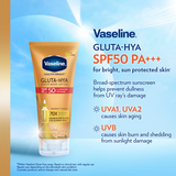 Vaseline Gluta-Hya Serum Burst Lotion SPF 50 PA+++ 260ml