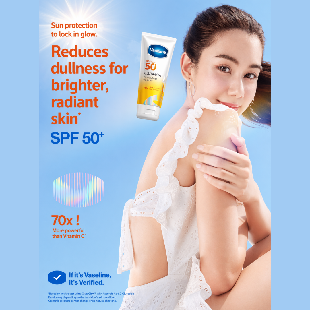 Vaseline Gluta-Hya Glow Defense UV Serum SPF50+ PA++++