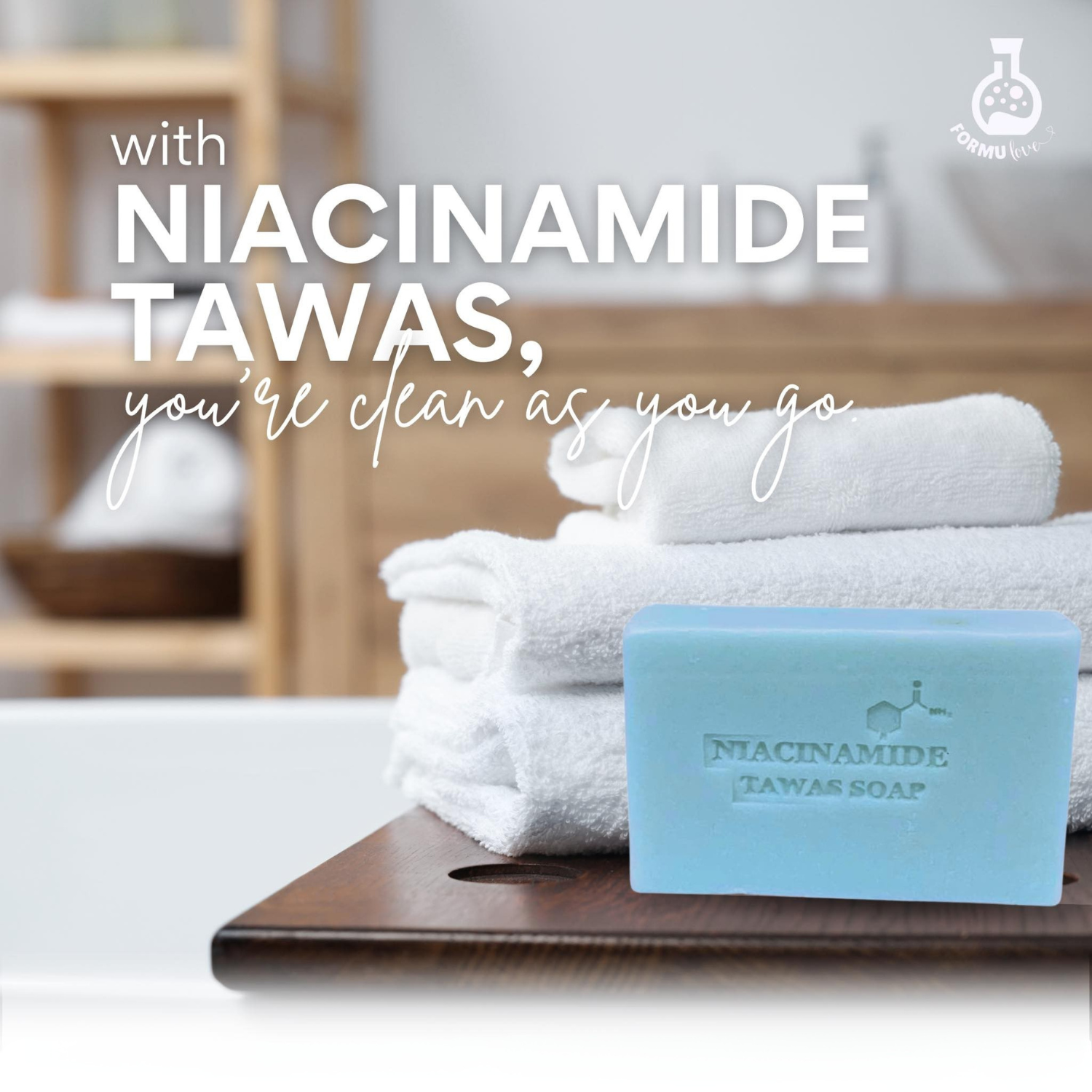 Formulove Niacinamide Tawas Soap 100g