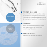 Luxe Organix Aqua Lock Serum Boost Sheet Mask 25ml