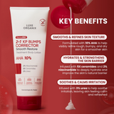 Luxe Organix DermaPRO 2in1 KP Bumps Corrector Smooth Restore Treatment Body Lotion