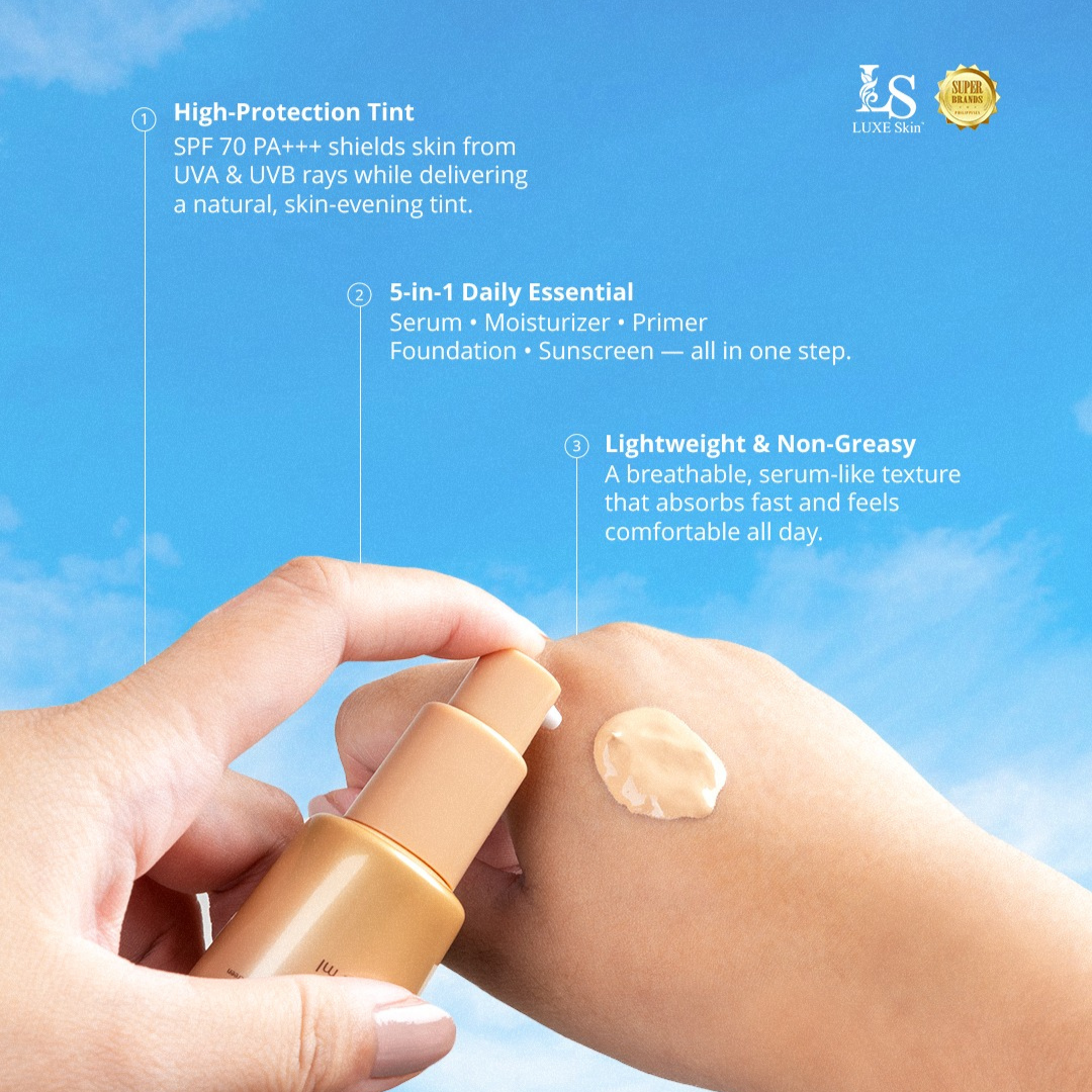 Luxe Skin Tinted Sunscreen SPF 70 PA++++