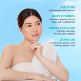 Luxe Organix High Protection Cloud Matte Soft Blurring Mineral Serum Sunscreen SPF50+ PA++++