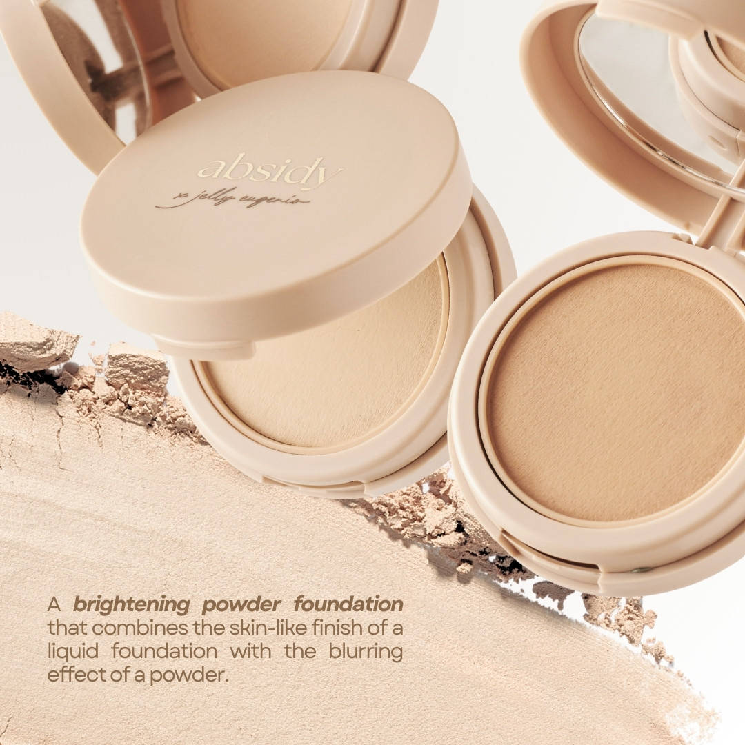 Absidy Mini Powder Absidy Beauty x Jelly Eugenio Smooth Focus Brightening Powder Foundati ...