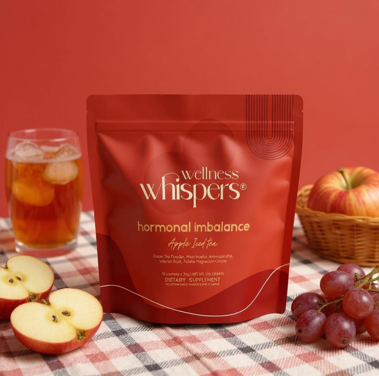 Wellness Whispers Hormonal Imbalance Apple Iced Tea