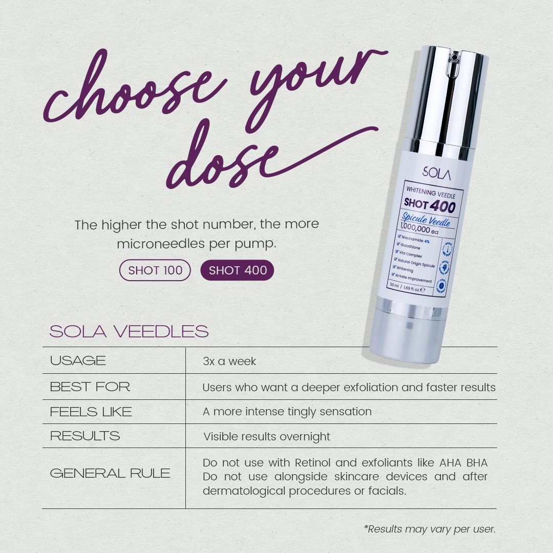 Sola Beauty Veedle Shot 400 50ml