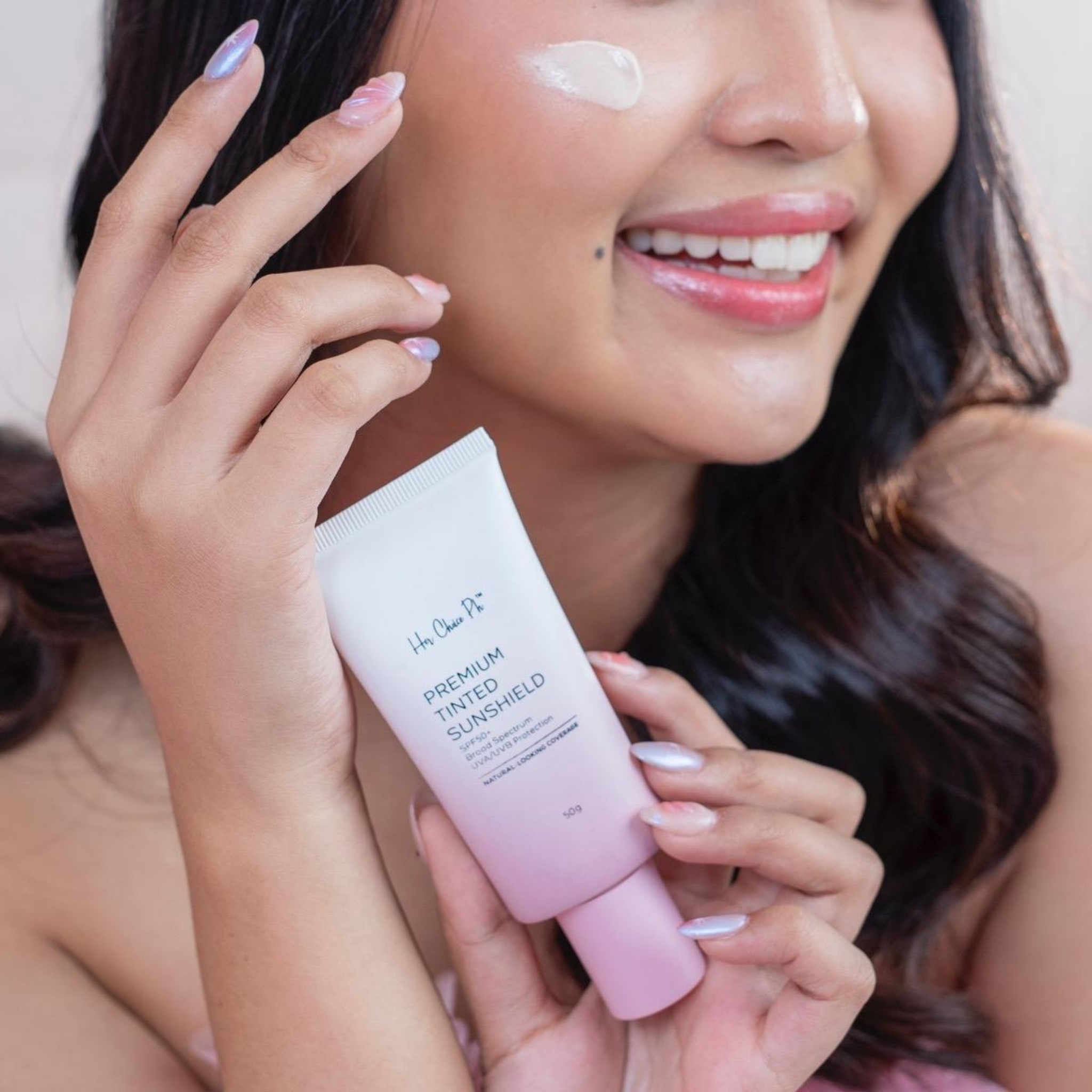 Her Choice Ph Premium Tinted Sunshield SPF50 PA+++
