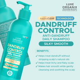 Luxe Organix Dandruff Control Silky Smooth Shampoo 240ml