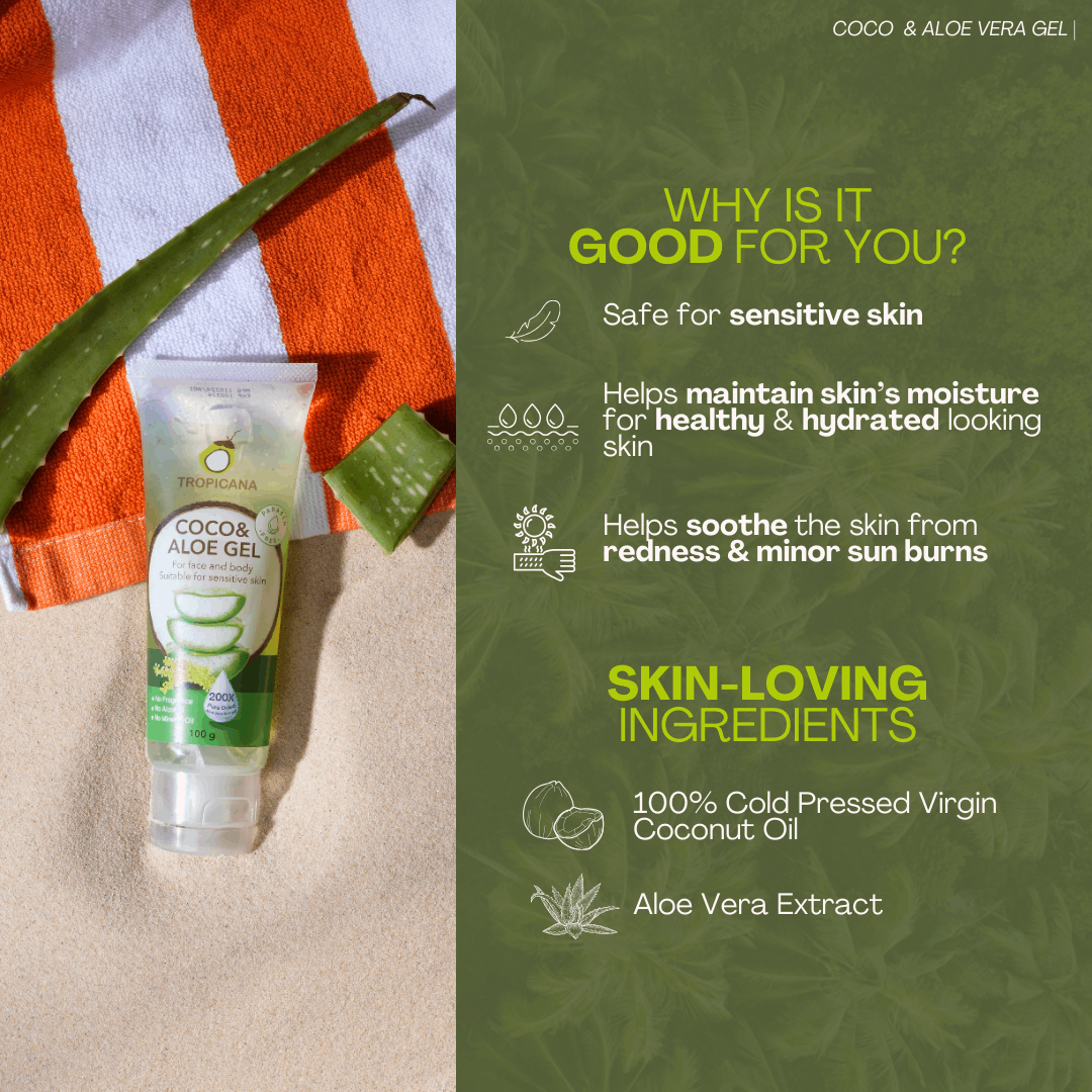 Tropicana Virgin Coconut Oil Coco & Aloe Gel 100g