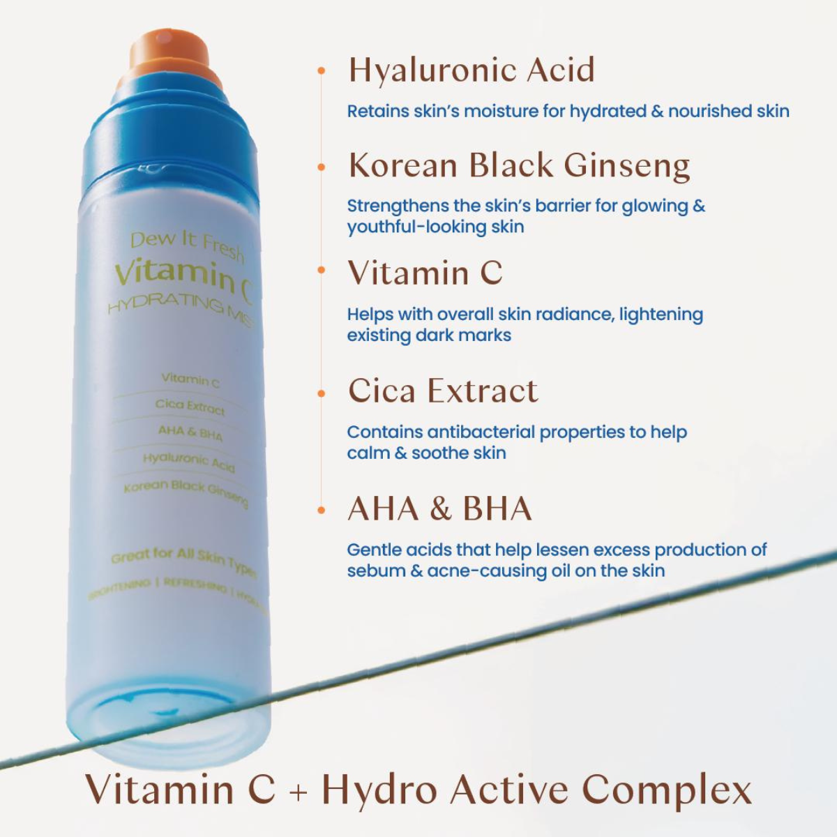 Sola x Jelly Eugenio: Dew It Fresh Vitamin C Hydrating Mist