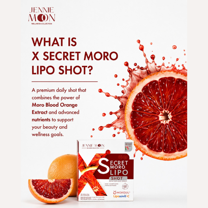 Jennie Moon X Secret Moro Lipo Shot