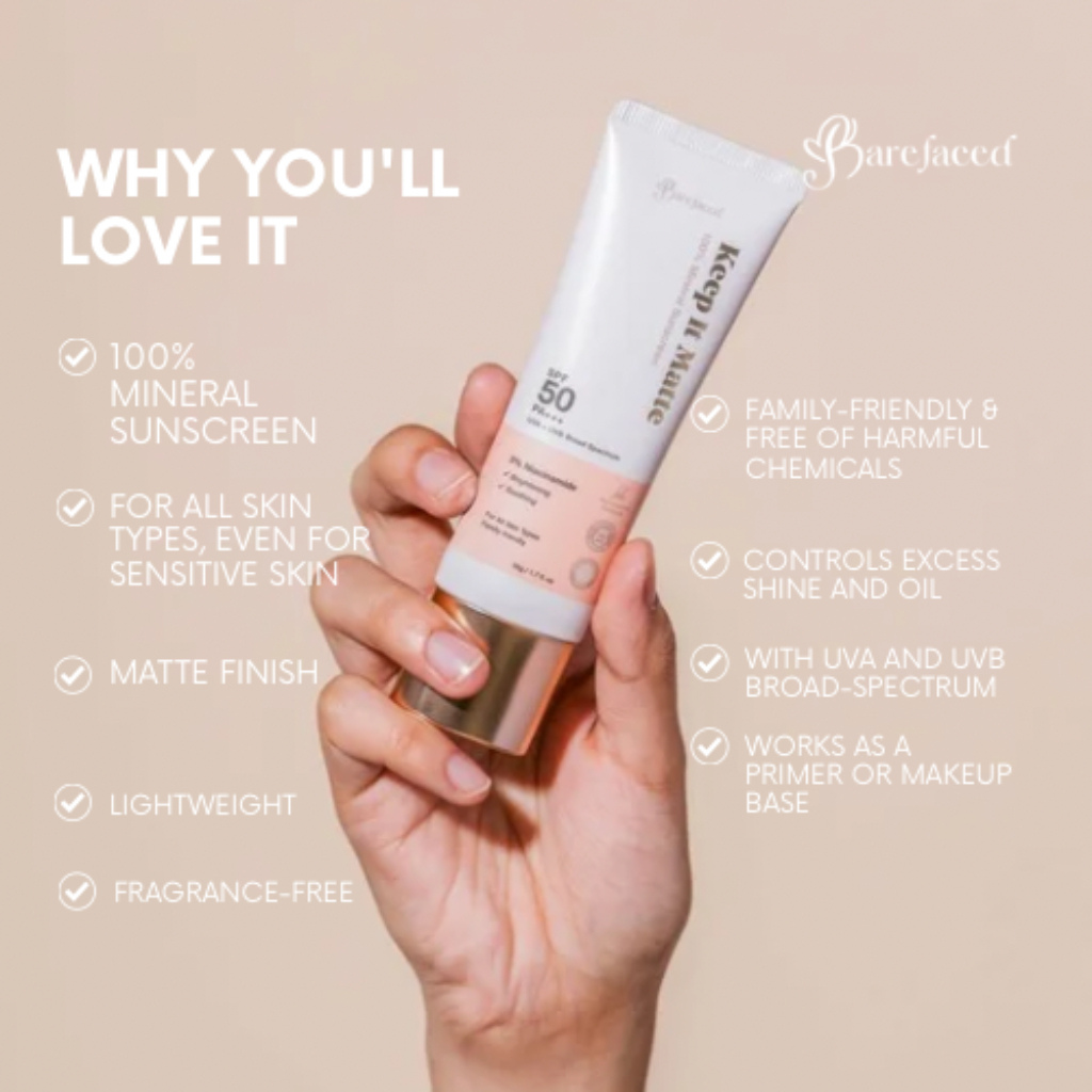 Barefaced Keep It Matte 100% Mineral Sunscreen