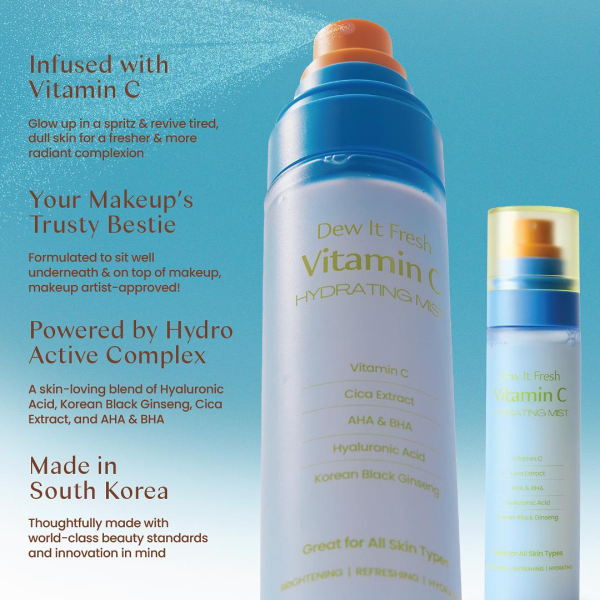 Sola x Jelly Eugenio: Dew It Fresh Vitamin C Hydrating Mist