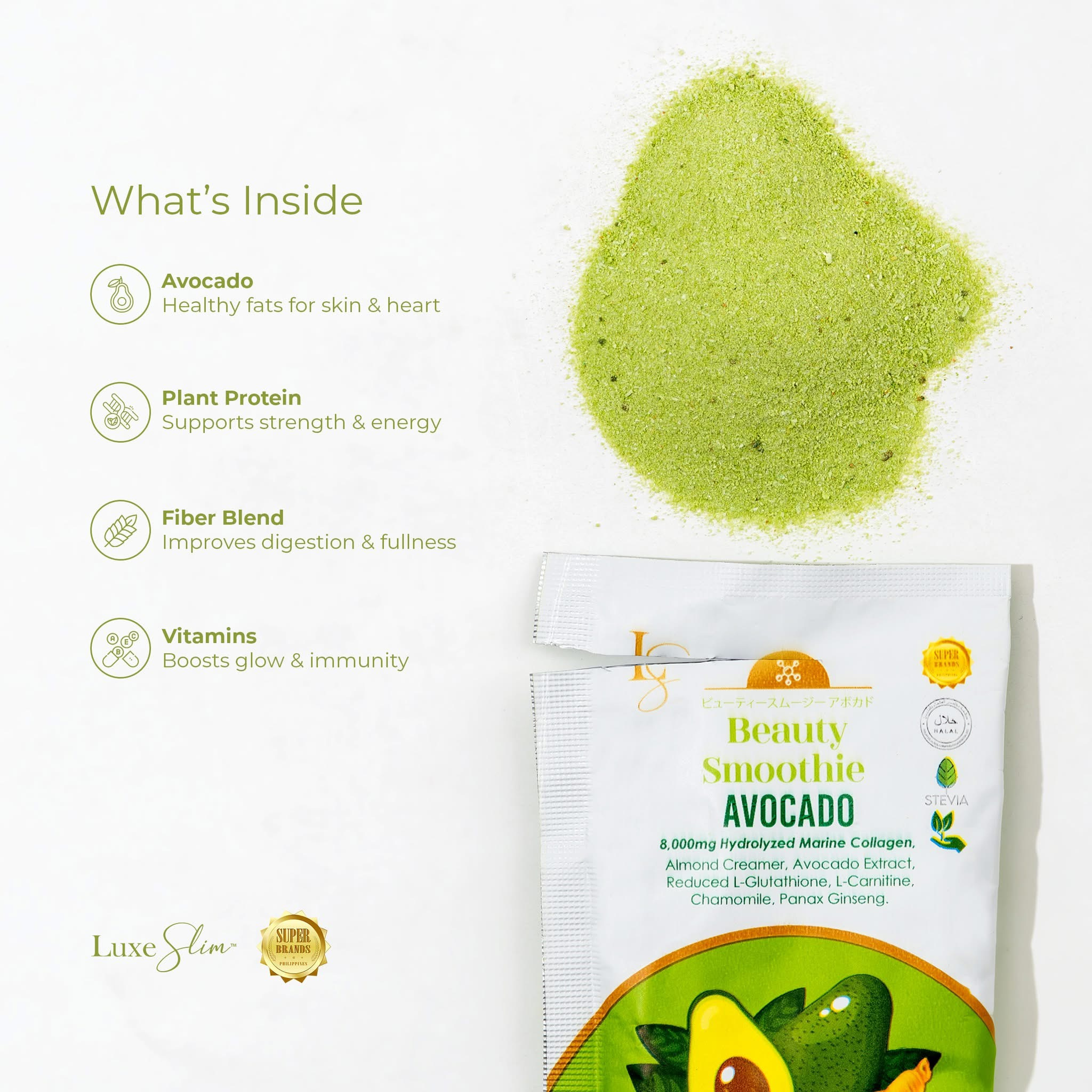 Luxe Slim Beauty Smoothie Avocado