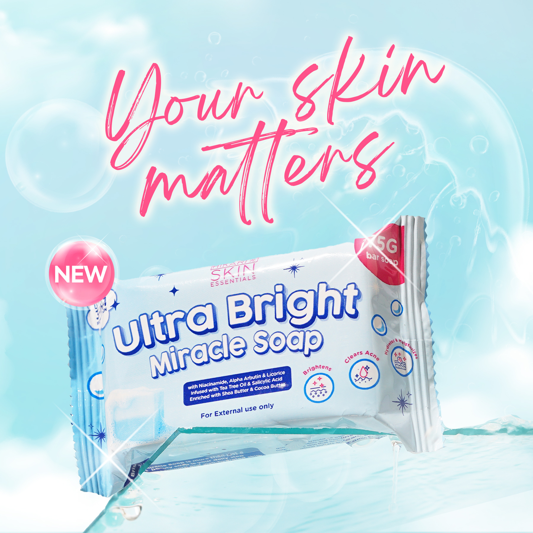 Hikari Skin Essentials Ultra Bright Miracle Soap