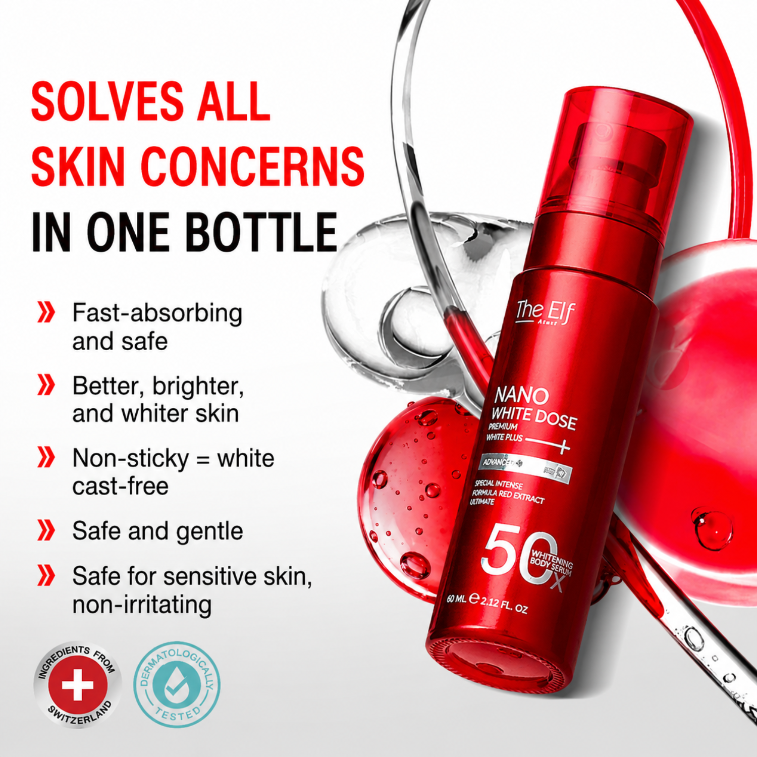 The Elf Nano White Dose Serum 60ml