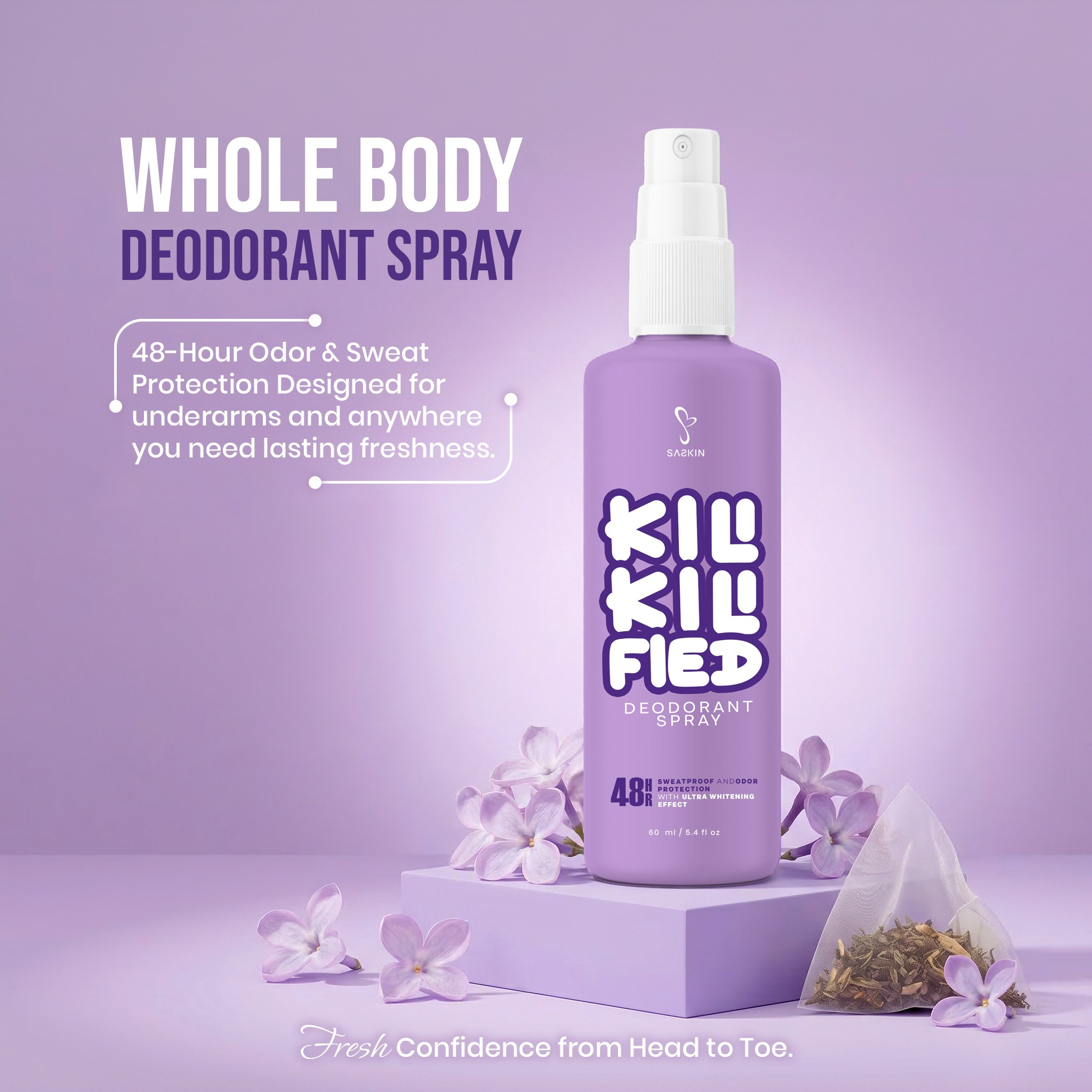 SaSkin Kilikili Fied Deodorant Spray
