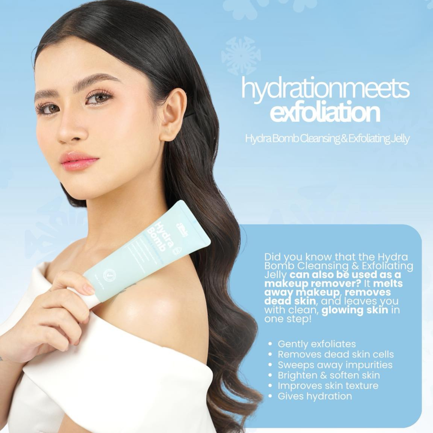 J Skin Beauty Hydra Bomb Cleansing and Exfoliating Jelly