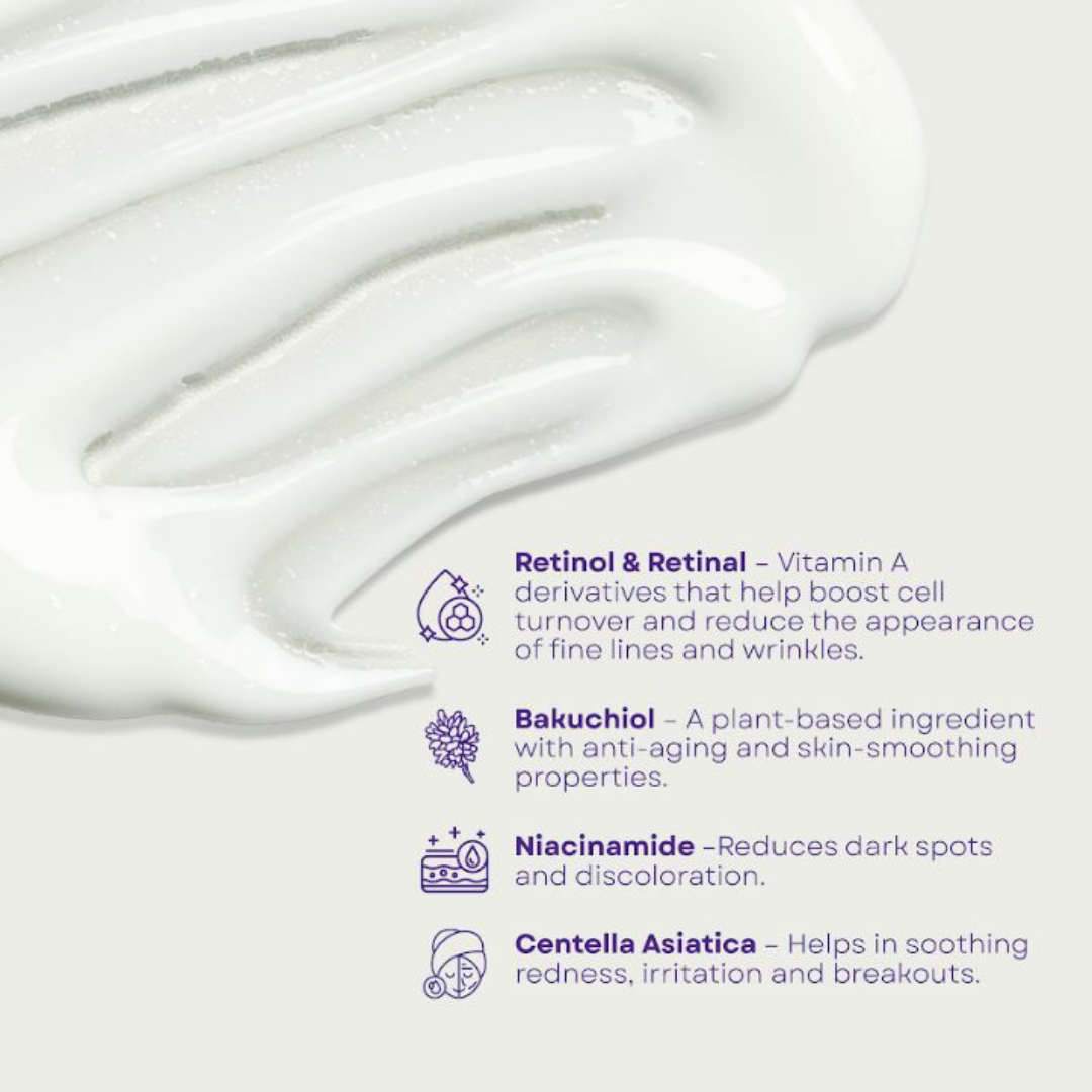 Luxelle Retinol + Bakuchiol Cell-Turnover Serum