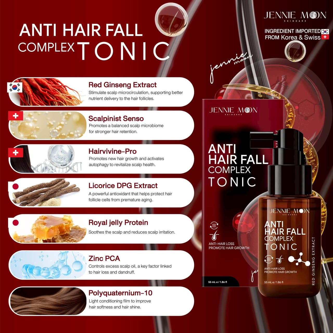 Jennie Moon Anti Hair Fall complex Tonic