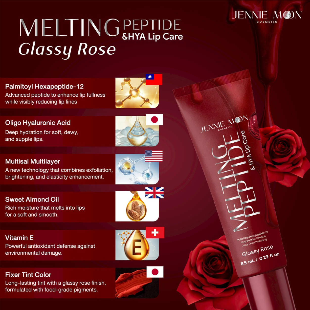 Jennie Moon Melting Peptide &HYA Lip Care