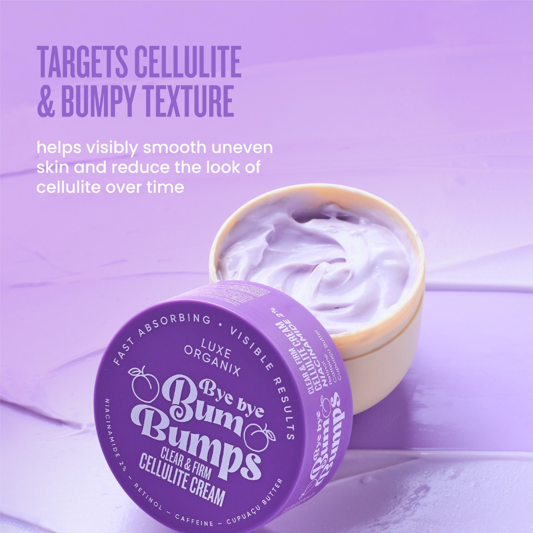 Luxe Organix Bye Bye Bum Bumps Clear & Firm Cellulite Cream