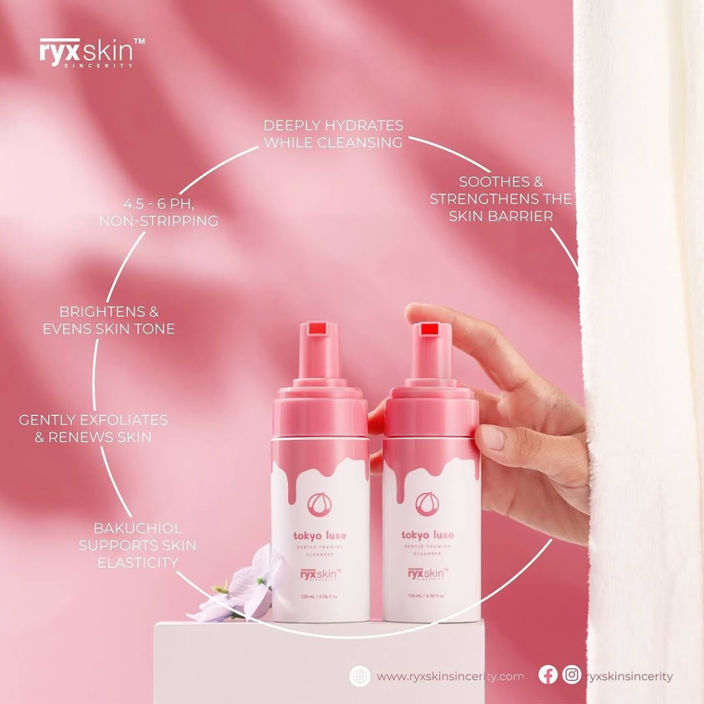 RyxSkin Sincerity Tokyo Luxe Foam Gentle Foaming Cleanser 120ml