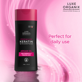 Luxe Organix Premium Keratin Argan Oil Shampoo 210ml
