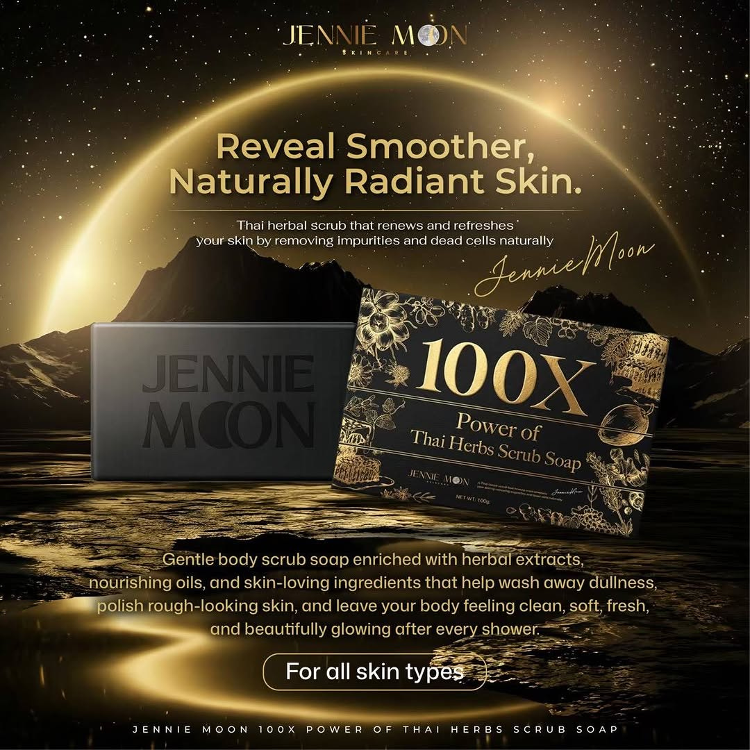 Jennie Moon 100X Power Of Thai Herbs Scrub Soap