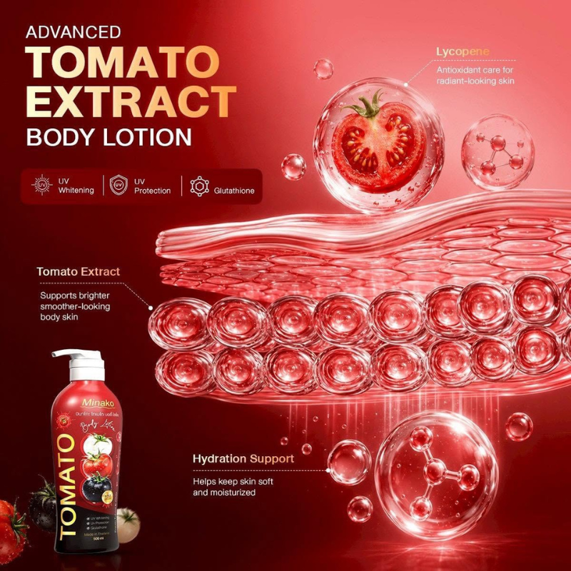 Minako Tomato Extract and Gluta Body Lotion
