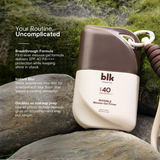 BLK Cosmetics Travels Invisible Mousse-Gel Primer SPF 40 (Sunscreen Primer)