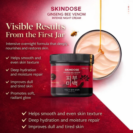 Skindose Ginseng Bee Venom Intense Night Cream