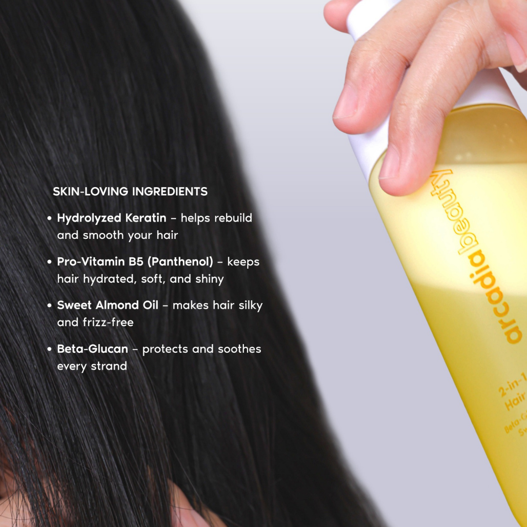 Arcadia Beauty 2-in-1 Keratin Hair Perfume Mist