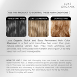 Luxe Organix Hair Color Shampoo Natural Black 200ml